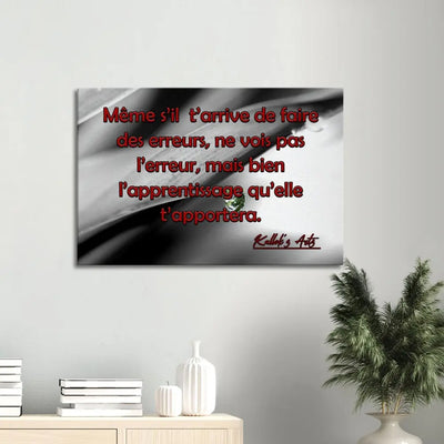 Canvas ''Apprentissage''