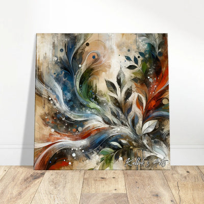 Canvas Abstract energy of fields