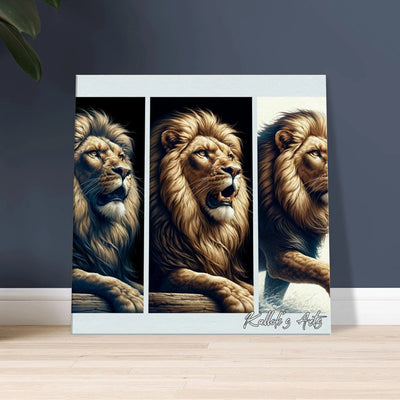 Canvas Three Lions