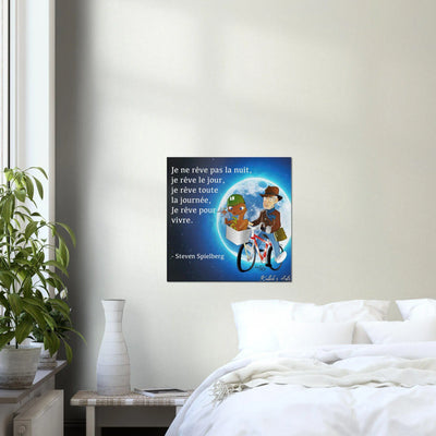 Canvas avec Caricature inspirante de ''Steven Spielberg''.