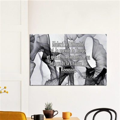 Canvas avec citation inspirante. ''Prends le Temps''