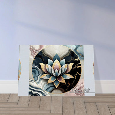 Canvas Lotus in the cloud
