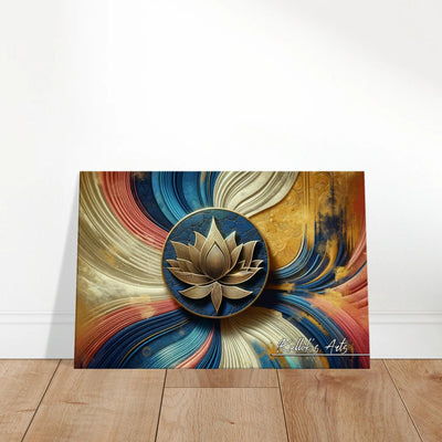 Canvas Color Abstract Lotus